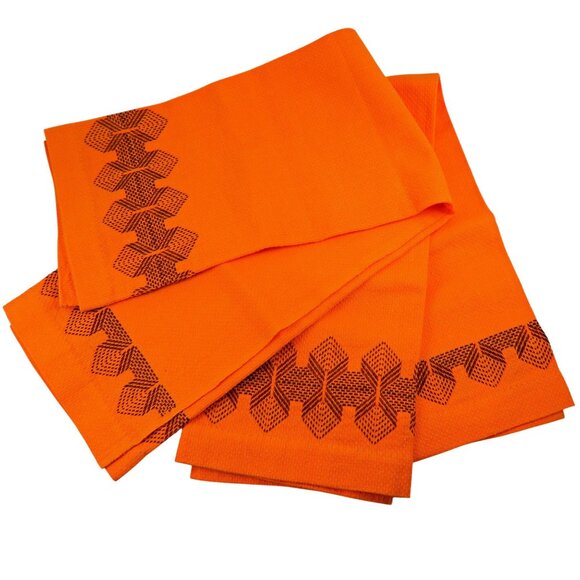 Vintage Huck Weave Dish Towels (Lot of 6) Hope Chest Embroidery 1940s Linens - Picture 5 of 6